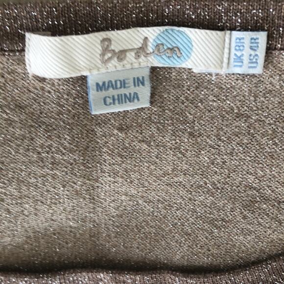 Boden Midi Short Sleeve Dress Size 4 - Picture 4 of 4